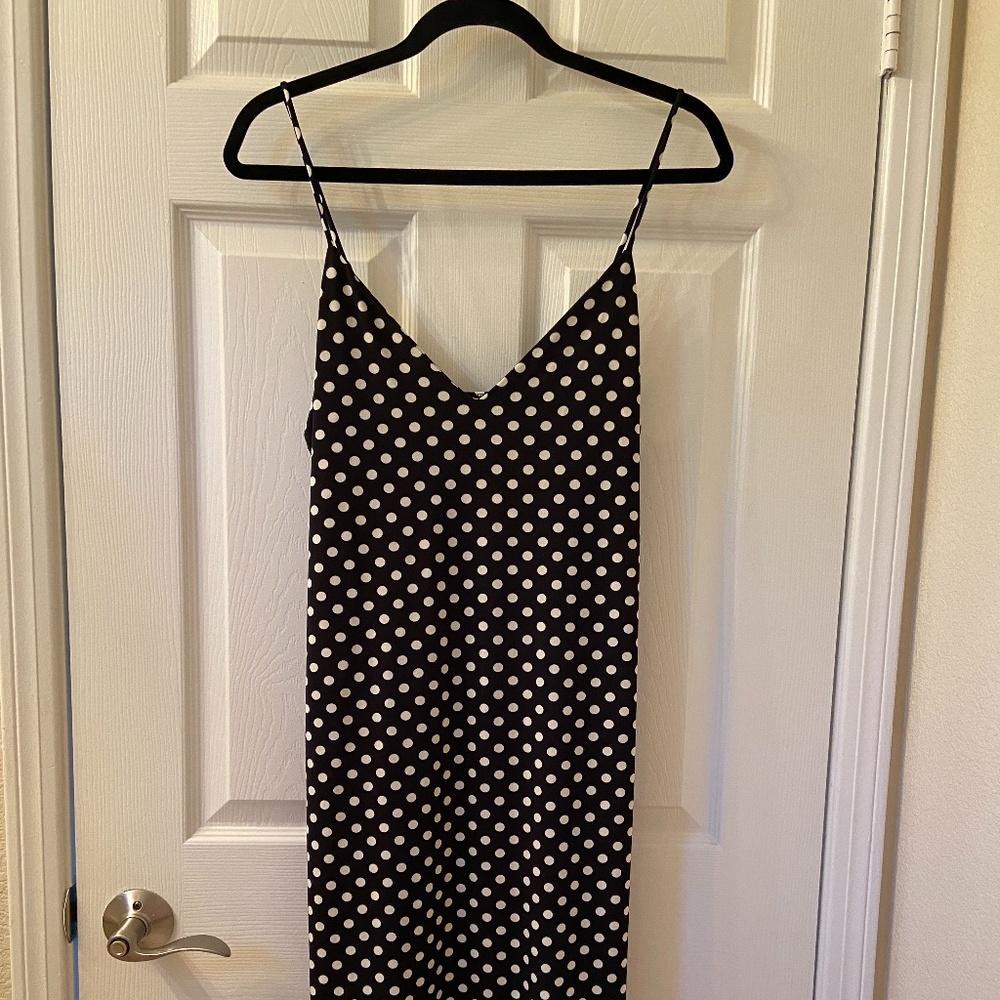 Zara Black & White            Polka Dot Dress